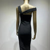 Women Summer Sexy Hollow Out Brown Midi Knee Length Bodycon Bandage Dress 2023 Designer Elegant Evening Party Dress Vestido