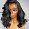 200% Density 13x4 Curly Short Bob Body Wave Lace Frontal Wig 12 14 16 Inch Closure Brazilian Remy 100% Human Hair Wigs For Women