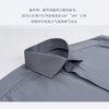 Men's French cufflink shirt with long sleeves slim fit concealed buttons solid color high end wedding dress formal men's