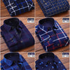 High Quality Men's Clothing 2024 Men Long Sleeve Thick Warm Shirt Tops Fashion Men Print Handsome Versatile Shirts Formal Shirts