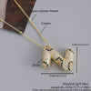 MHS.SUN New Leopard Bubble Letter Necklace Gold Plated Chunky Bubble Zircon 26 Initial Pendant Necklace Women Fashion Jewelry