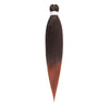 Pre-stretched Braids Synthetic Hair Professional Itch Free Hot Water Setting Fiber 30'' Ombre Yaki Texture Braid Hair Extensions