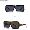 Modern Luxurious Sunglasses for Men Women Square Gradient Designer Unisex Brand Glasses Glamour Fashion Shades UV400