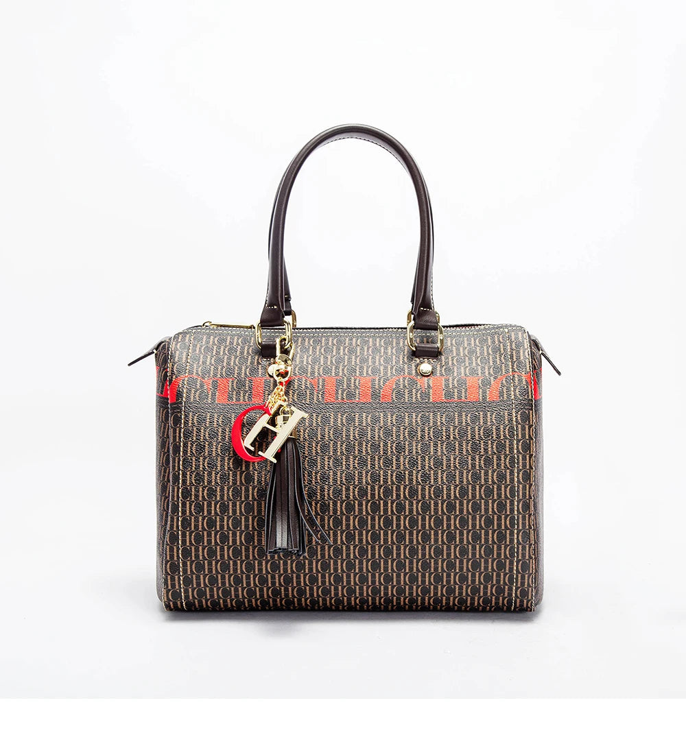 CH Fashionable and Luxury Design Spring 2024 New Women's Handbag Jacquard Colorful Women's Commuting Crossbody Bag
