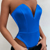 Jumpsuit Women Short Bodysuit smooth monkeys Lingerie Elegant Party overalls luxury Sexy Evening Dresses open back Off Shoulder
