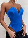 Jumpsuit Women Short Bodysuit smooth monkeys Lingerie Elegant Party overalls luxury Sexy Evening Dresses open back Off Shoulder