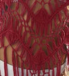 2024 Beach Cover Ups for Swimwear Women Sexy Hand Hook Hollow Out Sunscreen Shirt with Long Tassel Beach Cover
