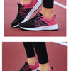 Women Casual Shoes Breathable Walking Mesh Lace Up Flat Shoes Sneakers Women Tenis Feminino Pink Black White