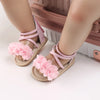 Summer Cool Baby Girl Sandals Fashion Newborn Sandal Idyllic Flower Soft Anti-slip Toddler Rubber Sole Comfortable Shoes