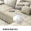 MINGDIBAO Fabric Sofa Set Furniture Living Room Sofa Set with USB and Stools / Big U Shape Cloth Couch Sofas for Home Furniture