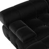 Modern Sectional Sofas Living Room U-Shaped Minimalist Velvet Fabric Large Sofa Couches Luxury 6-Seat Couch with Chaise Ottomans