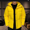 Men Harajuku Colorful Bubble Coat Winter Jacket 2024 Mens Streetwear Hip Hop Parka Korean Yellow Black Clothes Puffer Jackets