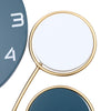 Large Wall Clock Without Drilling Battery Operated Silent, Hot Air Balloon Decor, Simple Clock