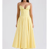 Mingmingxi Summer Strapless Bodycon Dresses Women 2024 New Arrivals Elegant Formal Occasion Dress Yellow Guest Party Dresses
