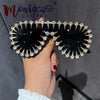 Sunglasses Women Luxury Brand Designer Punk Rhinestones One Piece Sun Glasses Men Hip Hop Shades Eyewear Oculos De Sol