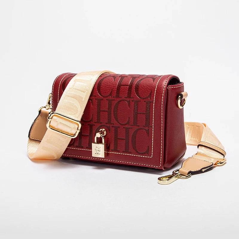 Fashionable Classic Light Luxury Design Exquisite Craftsmanship Women's New Shoulder Bag Letter PU Material Crossbody Bag