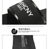 Luxury Design Women's Summer Letter Flat Heel Slippers 2024 Outdoor Trendy Ladies Sandals Female Beach Slippers