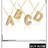 MHS.SUN New Leopard Bubble Letter Necklace Gold Plated Chunky Bubble Zircon 26 Initial Pendant Necklace Women Fashion Jewelry