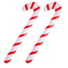 90cm Inflatable Christmas Candy Cane Balloon Walking Sticks 2023 Xmas Decoration for Home 2024 New Year Party Supplies Kids Gift