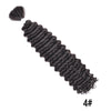 Synthetic Braiding Hair for Boho Braids 20Inch 90G Deep Wave Bulk High Quality Synthetic Protein Hair Extensions For Women