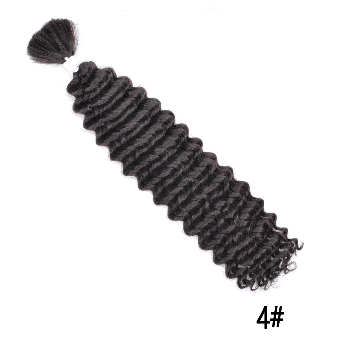 Synthetic Braiding Hair for Boho Braids 20Inch 90G Deep Wave Bulk High Quality Synthetic Protein Hair Extensions For Women
