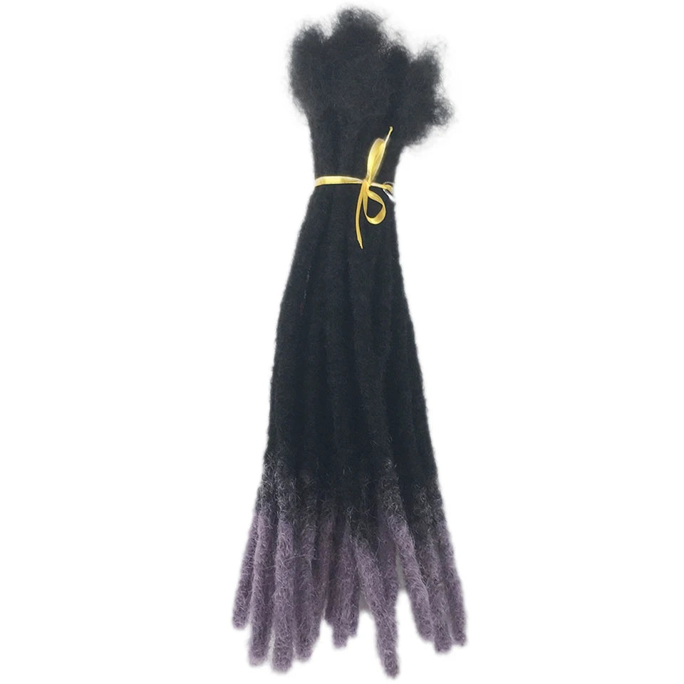 Human Hair Dreadlocks Loc Extensions Kinky Straight Wholesale Crochet Braids Brazilian Remy Hair Extensions 10 20 40 60 Strands