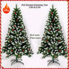 PVC Artificial Christmas Tree Spray White Pinecone Red Fruit Christmas Tree 1.2m-2.1m Christmas Party Atmosphere Home Decoration