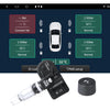 JMCQ USB Android TPMS Tire Pressure Monitoring System Display Alarm System Internal External 5 Sensors For Car Navigation Radio