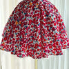Elegant Floral Print A- Line Mini Dress with Bow Knot High Waist Slimming for Women Spring Season Fashion Casual Skirt