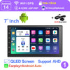 LEHX 7" 2Din MP5 Video Carplay & 4Core Android 14 Car Radio Audio Androidauto Carplay 4G GPS WIFI Automotive Multimedia Player