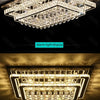 Modern Luxury Crystal LED Chandelier For Living Room Bedroom Dining Room Kitchen Ceiling Lamp Silver Chrome Remote Control Light