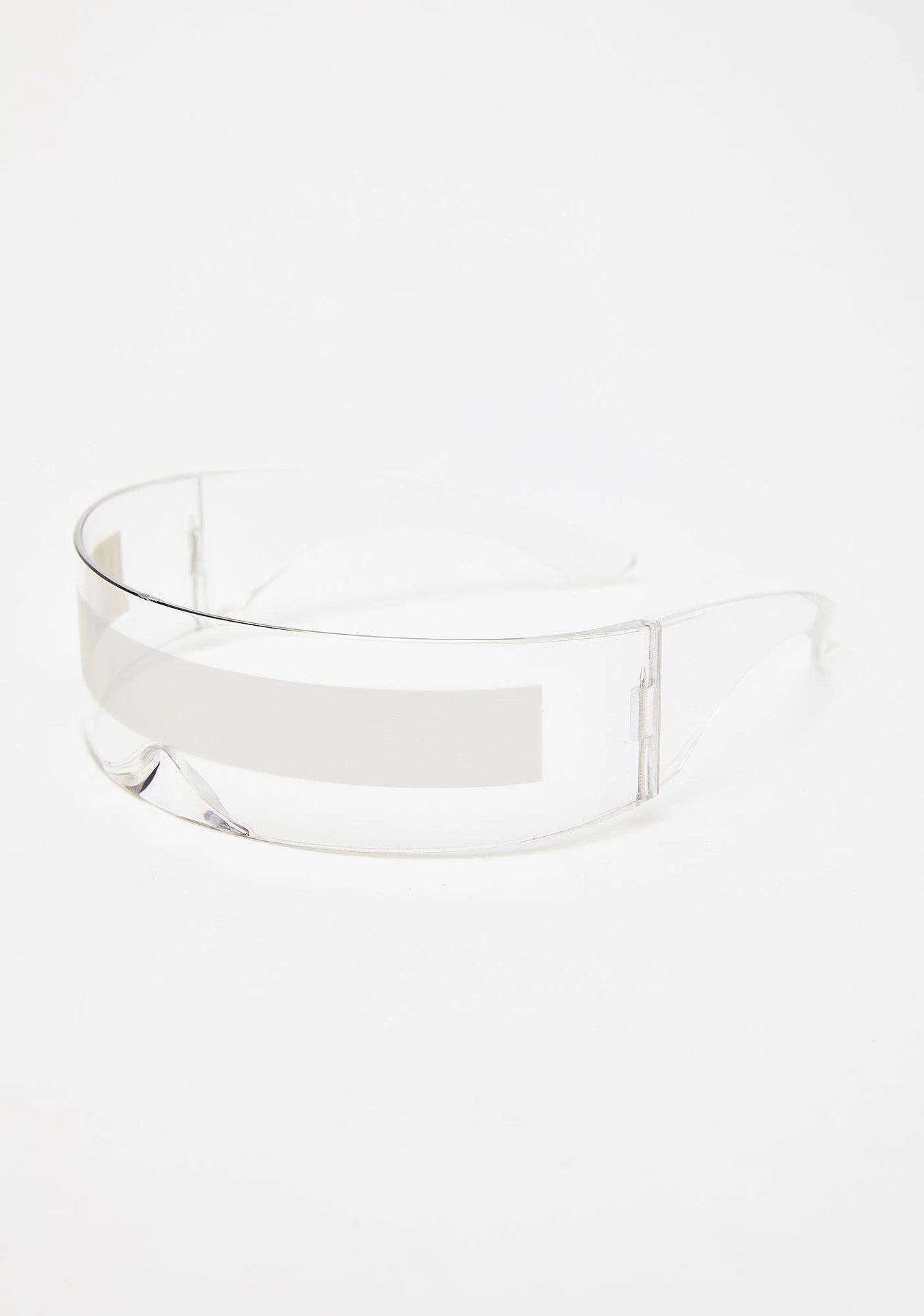 Futuristic Narrow Visor women Sunglasses Laser Eyeglasses Personality Mirrored Lens Eyewear Glasses integrated Men sun glasses