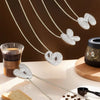 18K Gold Plated Waterproof Thick Bubble Alphabet Letter Clavicle Choker Necklace Sparkling Rhinestone Balloon Initial Jewelry