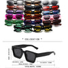 White glasses, women's and men's sunglasses, summer sunshade, windproof, and color changing glasses