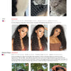 Deep Wave Frontal Wig Human Hair 13x4 Curly Human Hair Wig Transparent  Lace Wig 13x6 Water Wave Wigs 180 Density