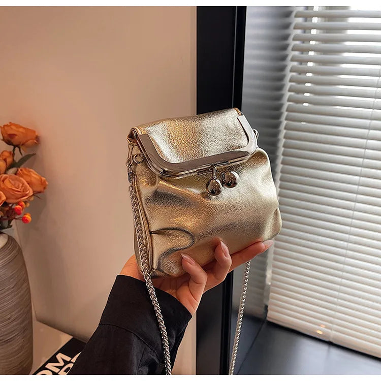 Trendy Korean Fashion Mini Square Bag Vintage Streetwear Elegant Crossbody Bags Casual Y2k Aesthetic Shoulder Handbags for Women