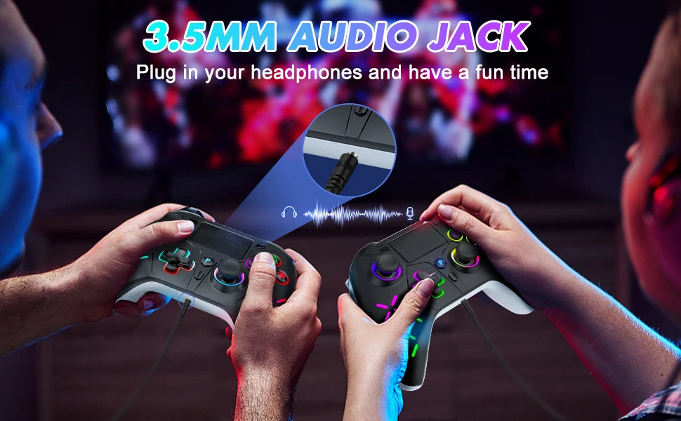 Playstation 5 Controller For Ps5/Ps4/Ps3/Nintendo Switch/Pc Gamepad Console With Turbo Dual Sense Vibrate Programming Function