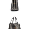 CHCH Women's Tote Bag New Steel Embossed Handheld Bun Mother Shopping Bag