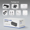 Bluetooth Thermal Label Printer Small Wireless Shipping Label Printer 4X6 inch Portable Maker Compatible with Various systems