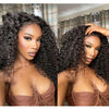 Deep Wave Frontal Wig Human Hair 13x4 Curly Human Hair Wig Transparent  Lace Wig 13x6 Water Wave Wigs 180 Density