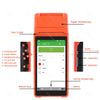 Handheld Commercial PDA Android 8.1/13 Bulit-in 58mm Thermal Receipt Printer NFC Optional for Cafeteria WIFI Bluetooth Connect