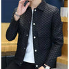 Men Jacket Fashion loose lapel-up Spring Autumn retro men Coat Casual Cargo jacket Solid Color Loose male Outerwear