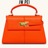 2025 New Orange Color JW PEI Women's Handbag Elise Designer Fashion  Tote Bag Small Square Crossbody Bag Premium Women Bag