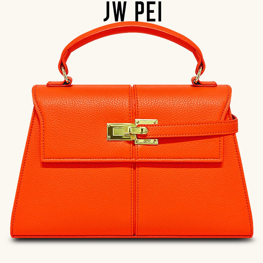 2025 New Orange Color JW PEI Women's Handbag Elise Designer Fashion  Tote Bag Small Square Crossbody Bag Premium Women Bag