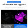 Neon LED Car Interior Ambient Foot Strip Light Accessories Back light Remote App Music Control Auto Decorative Atmosphere Lamp