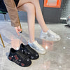 2024 Autumn New Luxury Women's Sports Shoes Cartoon Water Diamond Women's Shoes Luxury Fashion Flat Casual Shoes zapatos mujer