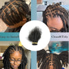 0.6cm 4-8Inch Regular Loc Extension Human Hair 50 Strands Full Handmade 100% Human Hair Dreadlock Extensions for Men Women