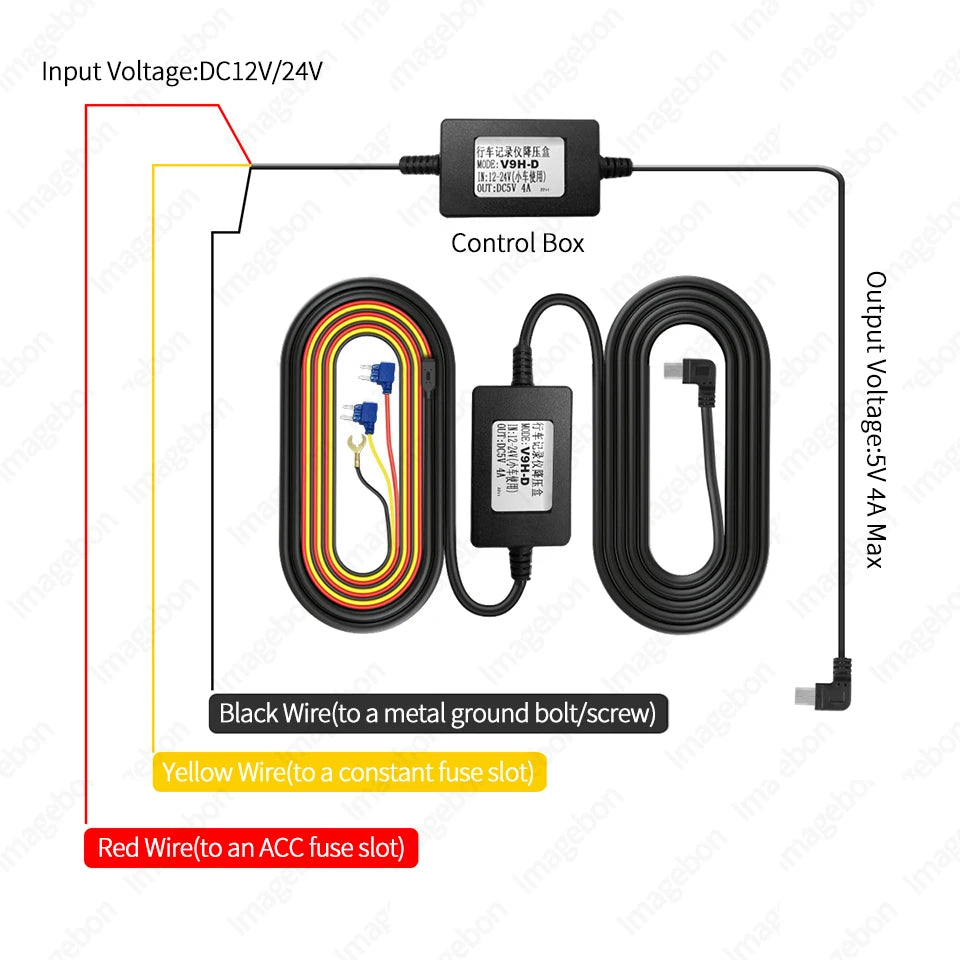 Imagebon Android 13 4G LTE 10.26 Inch Dash Cam Recorder 6+128G 8 Core ADAS Google Play GPS FM 24H Parking Monitor Mirror Video