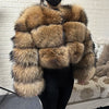 2025 MAOMAOKONG Natural Real Fox Fur Coat Women Winter Long Sleeve Luxury Raccoon Fur Jackets Thick Top Female Furry Coat Vest