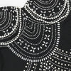 New Luxury Sparkly Crystal Rhinestone Pearl Celebrities Gown Brown Dress Woman Strap Evening Party Birthday Prom Wedding Vestido